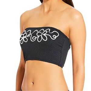 Antonio Melani x Style by Simkins Alice Longline Bandeau Swim Bikini Crop Top